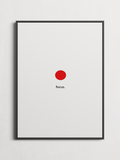 Focus – Minimalist Art Poster
