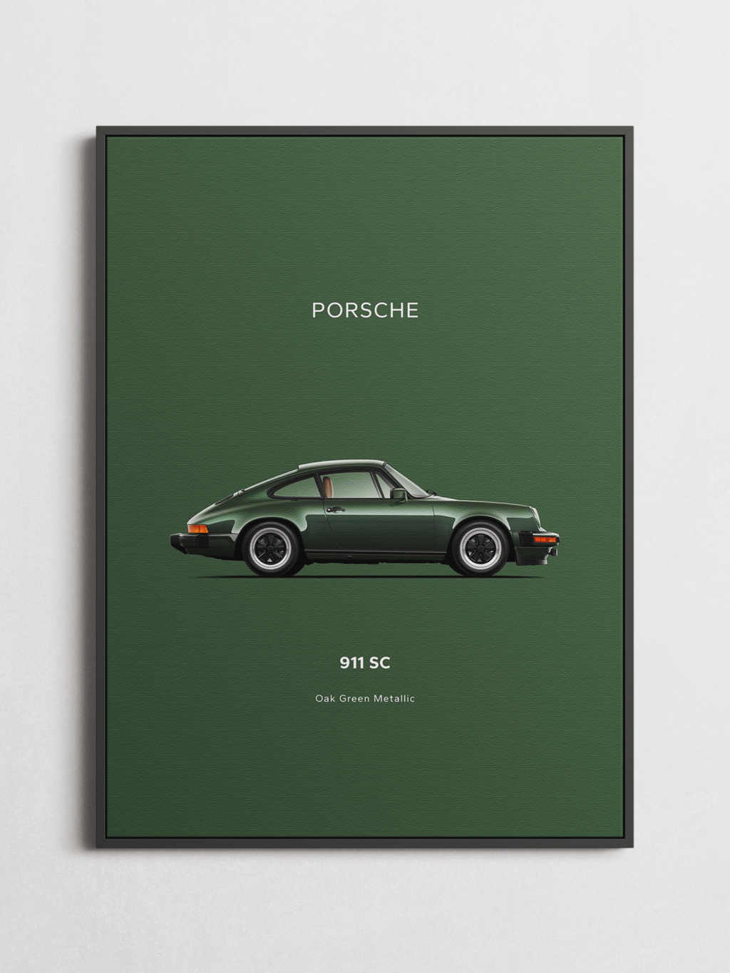 Porsche 911 SC – Minimalist Car Poster