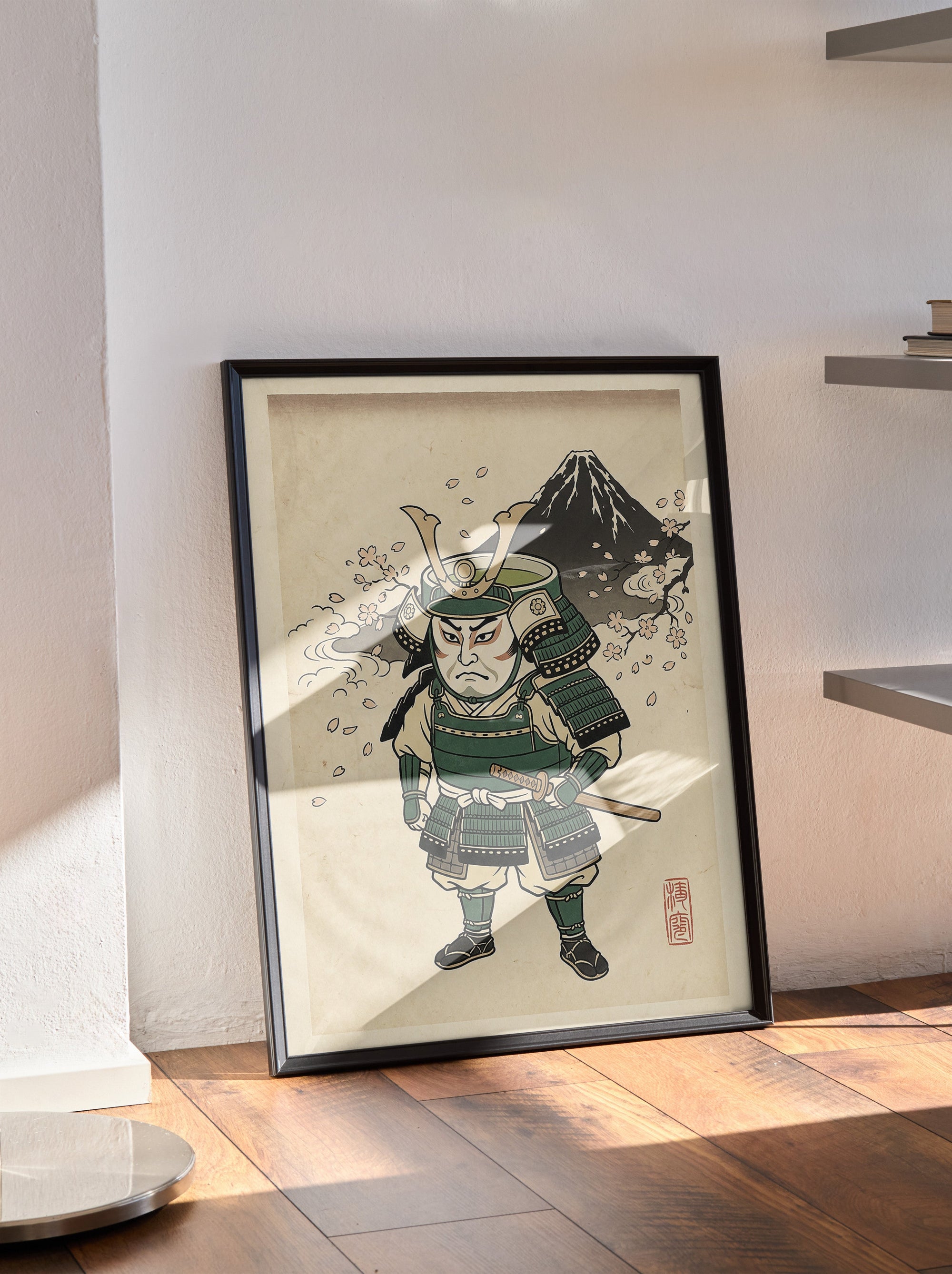 Matcha Samurai – Japanese Ukiyo-e Poster