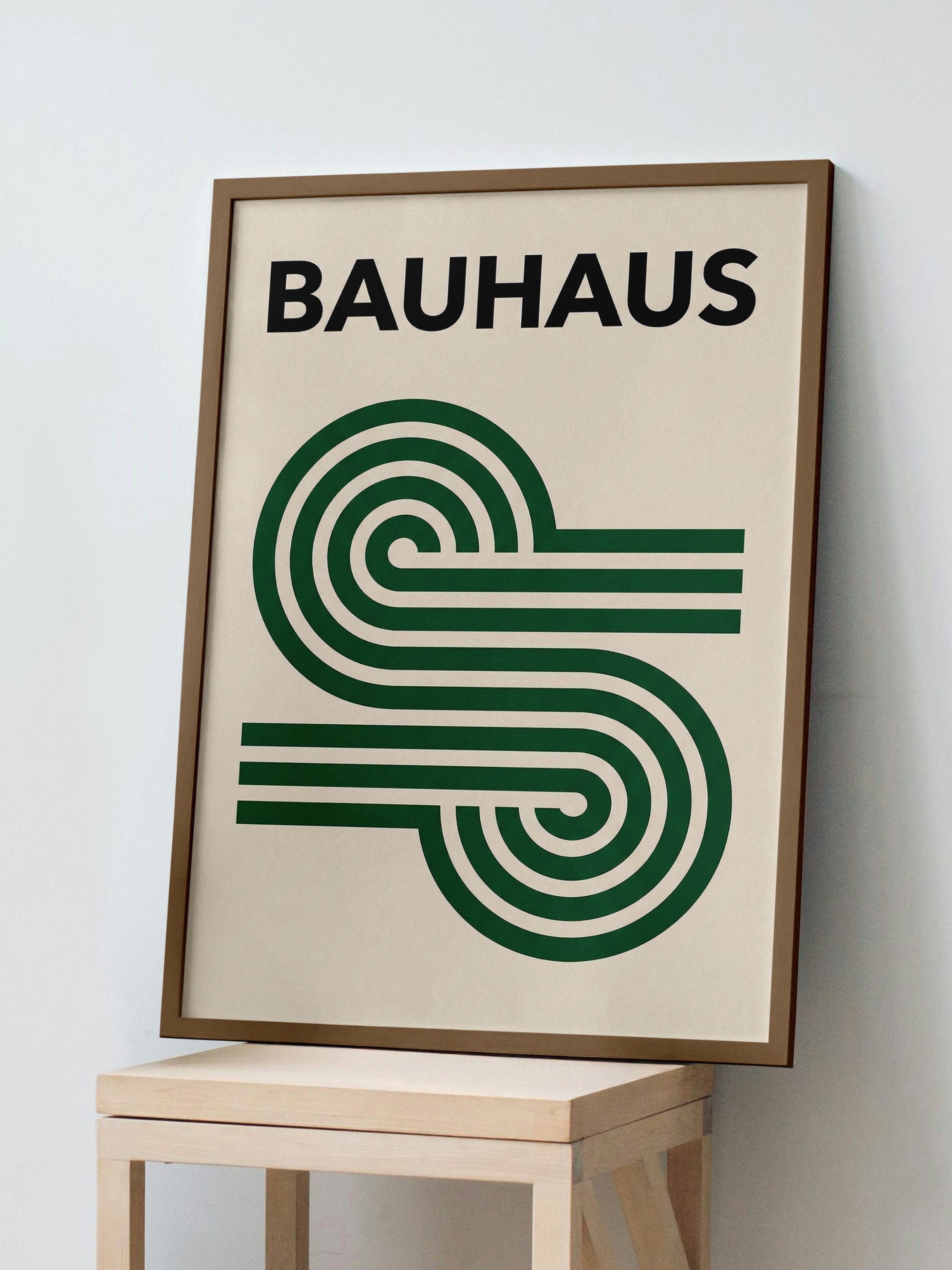 Bauhaus – Minimalist Typography Poster