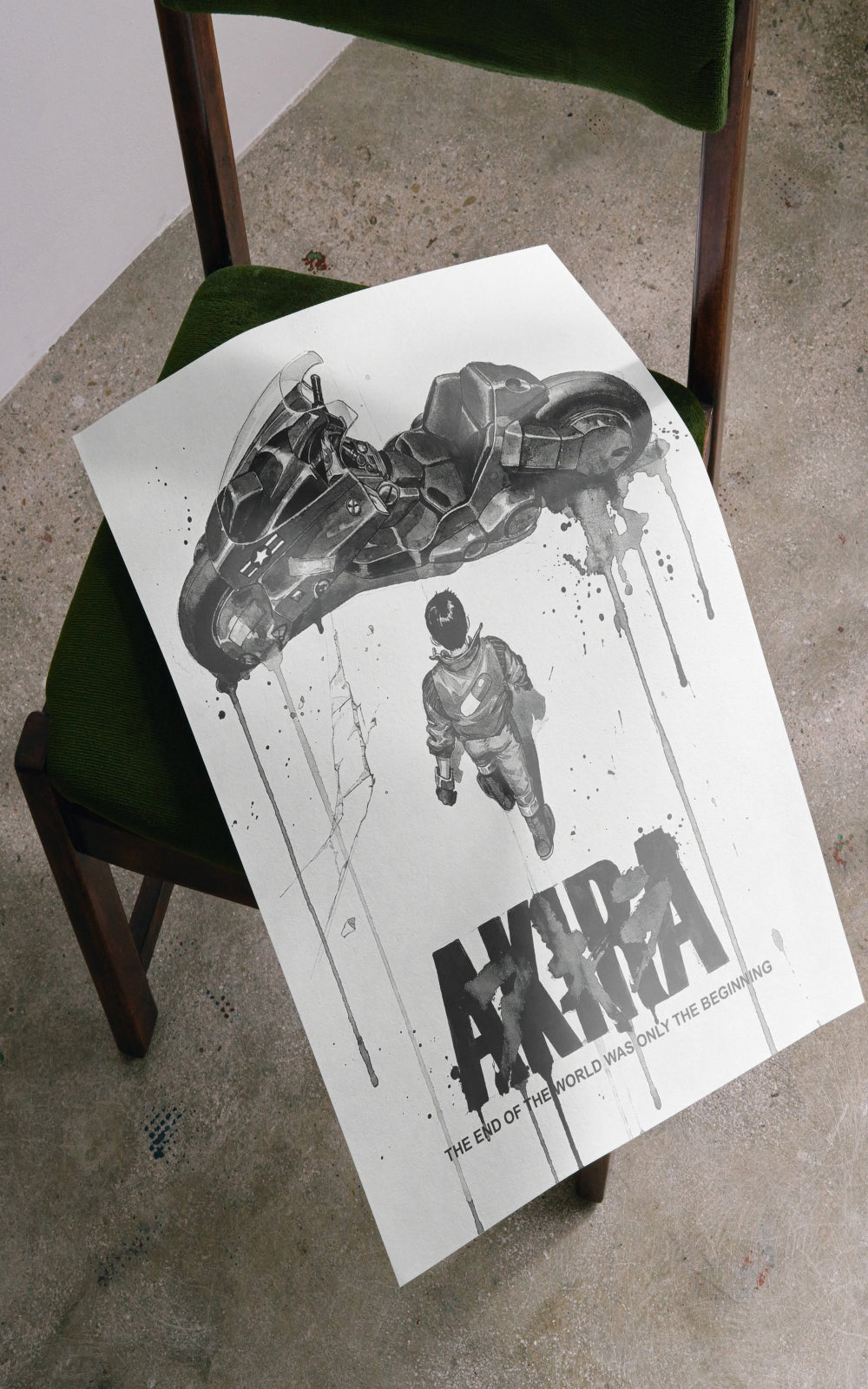 Akira – Cyberpunk Anime Poster – interior view