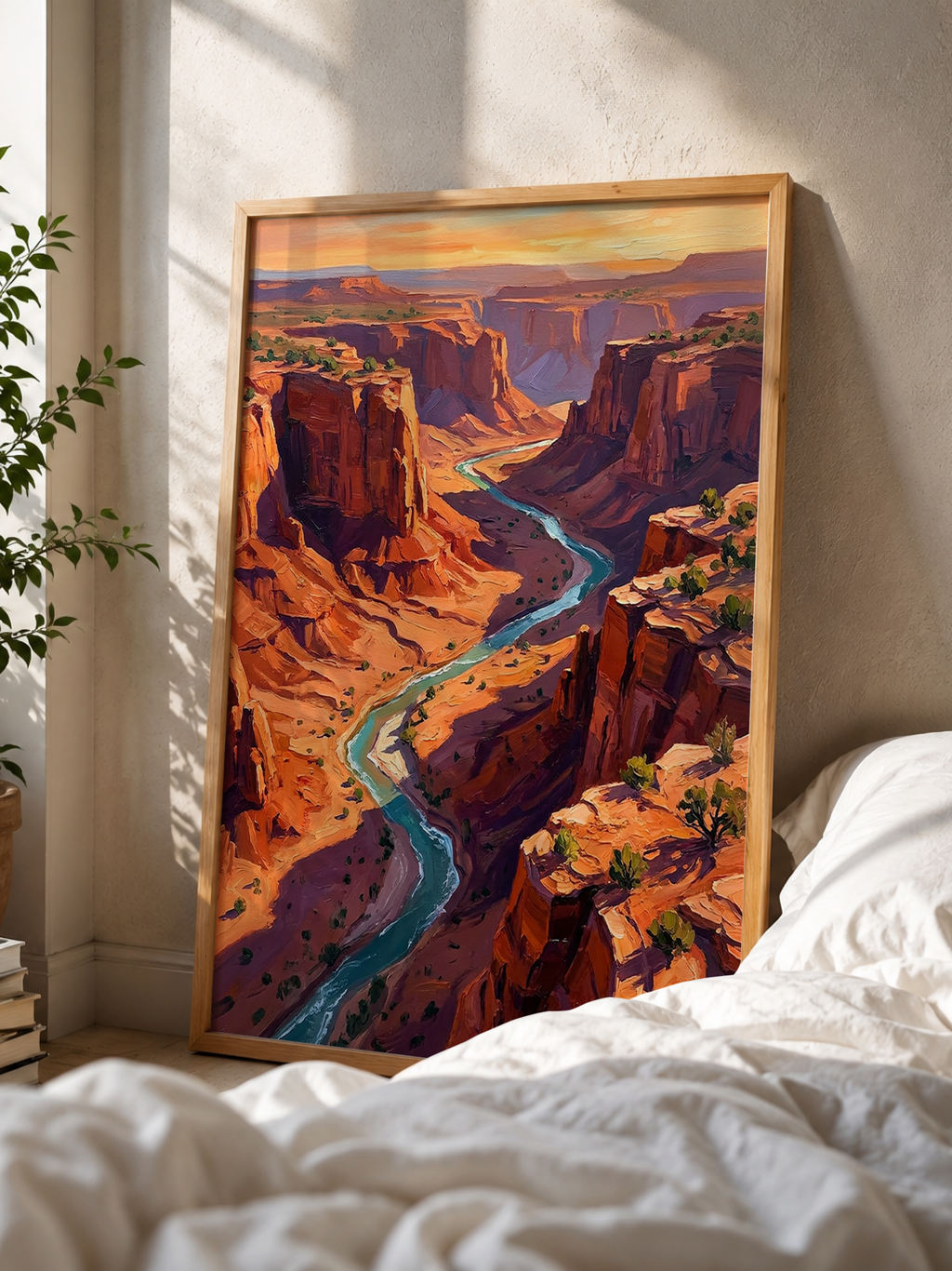 Canyon Light – Aerial Desert Poster