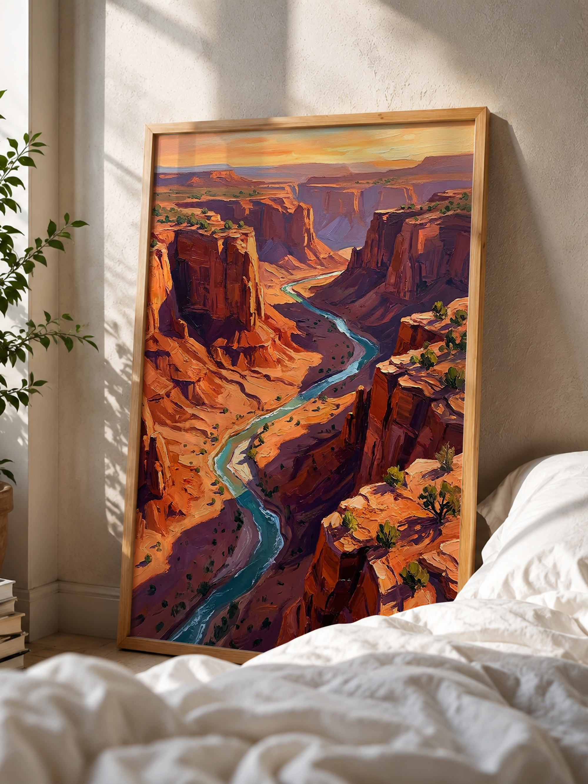 Canyon Light – Aerial Desert Poster