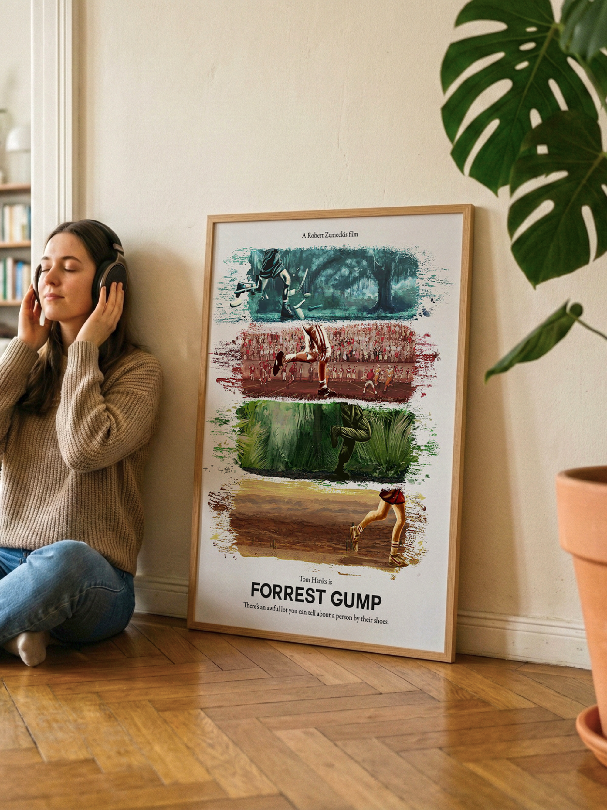 Forrest Gump – Movie Art Poster – interior view