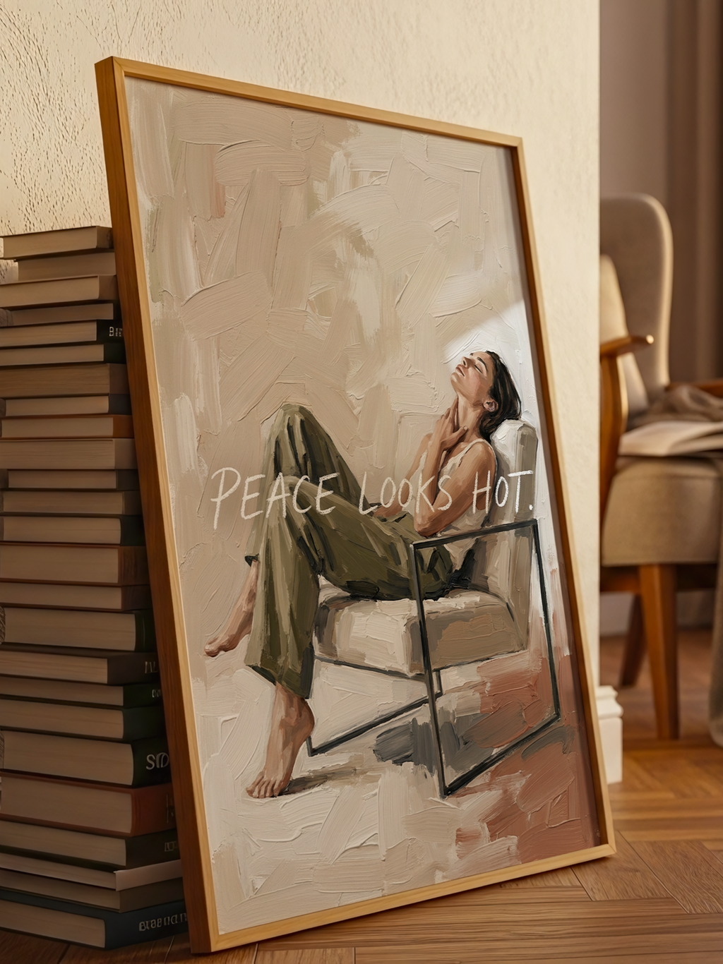 Peace Looks Hot – Typography Poster