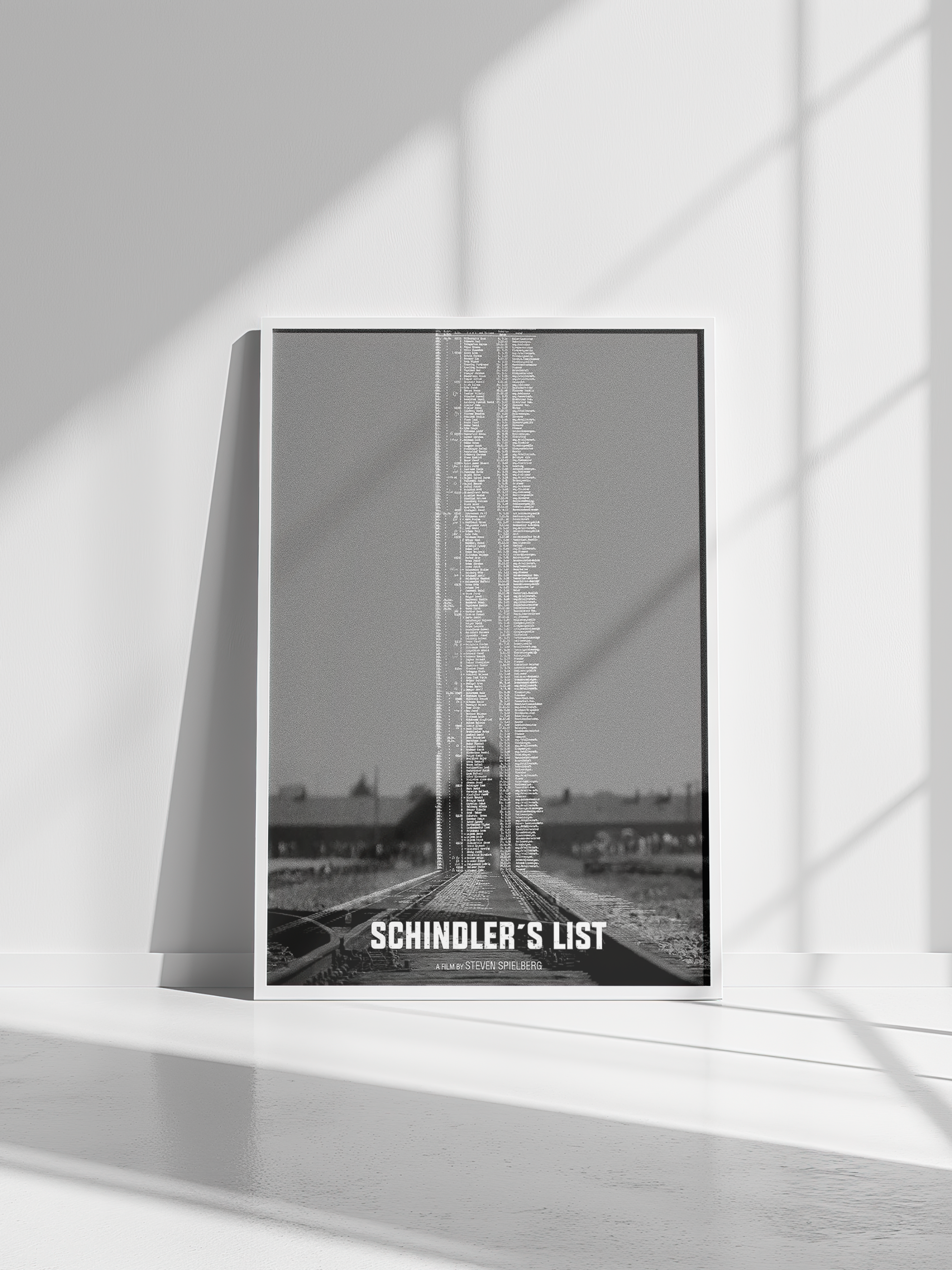 Schindler's List – Minimalist Movie Poster – interior view
