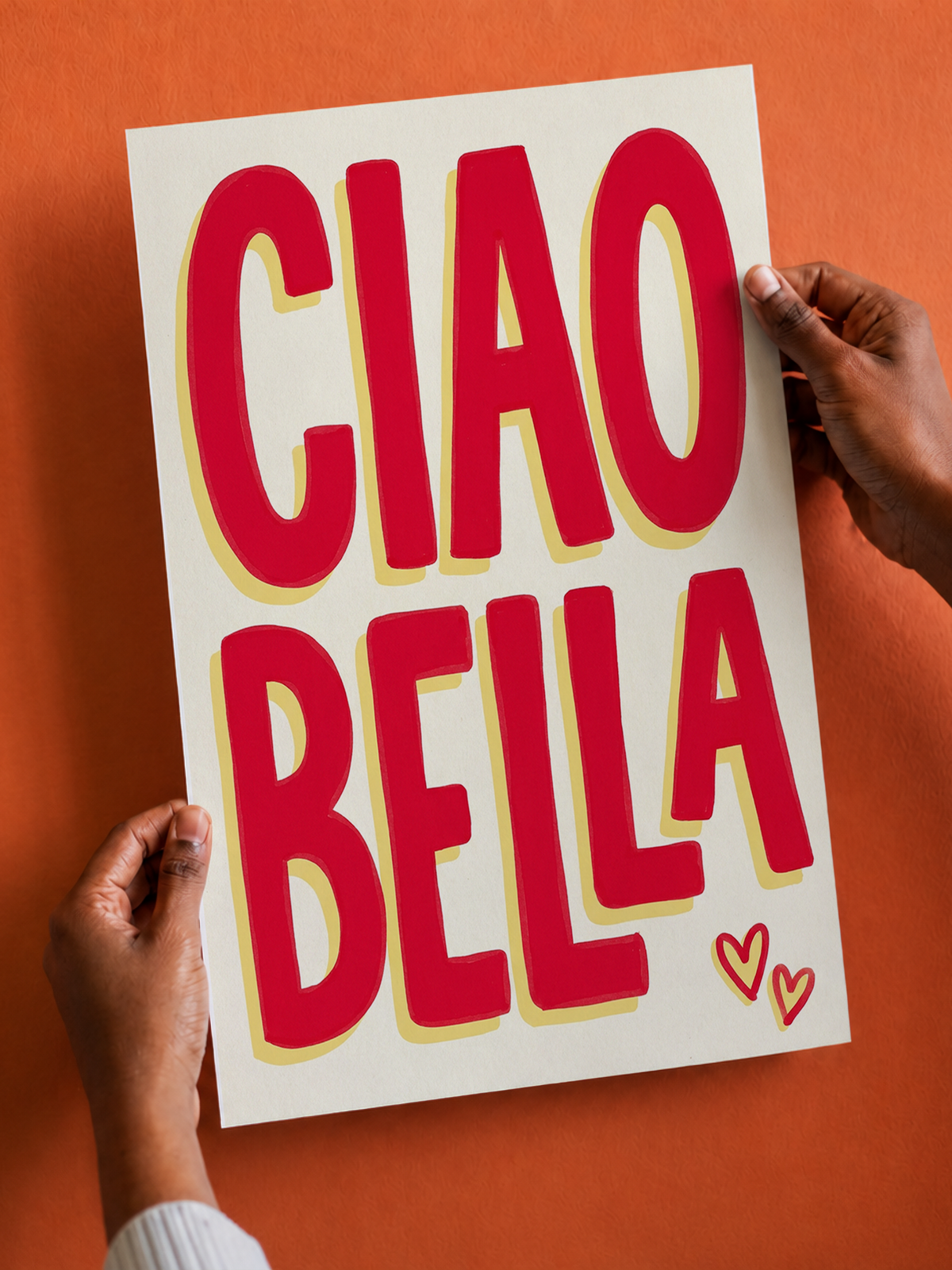 Ciao Bella – Typography Poster